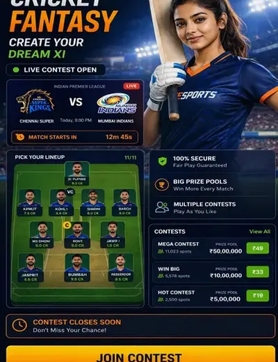 Hero11 (hero11) fantasy cricket & matchday visual 3
